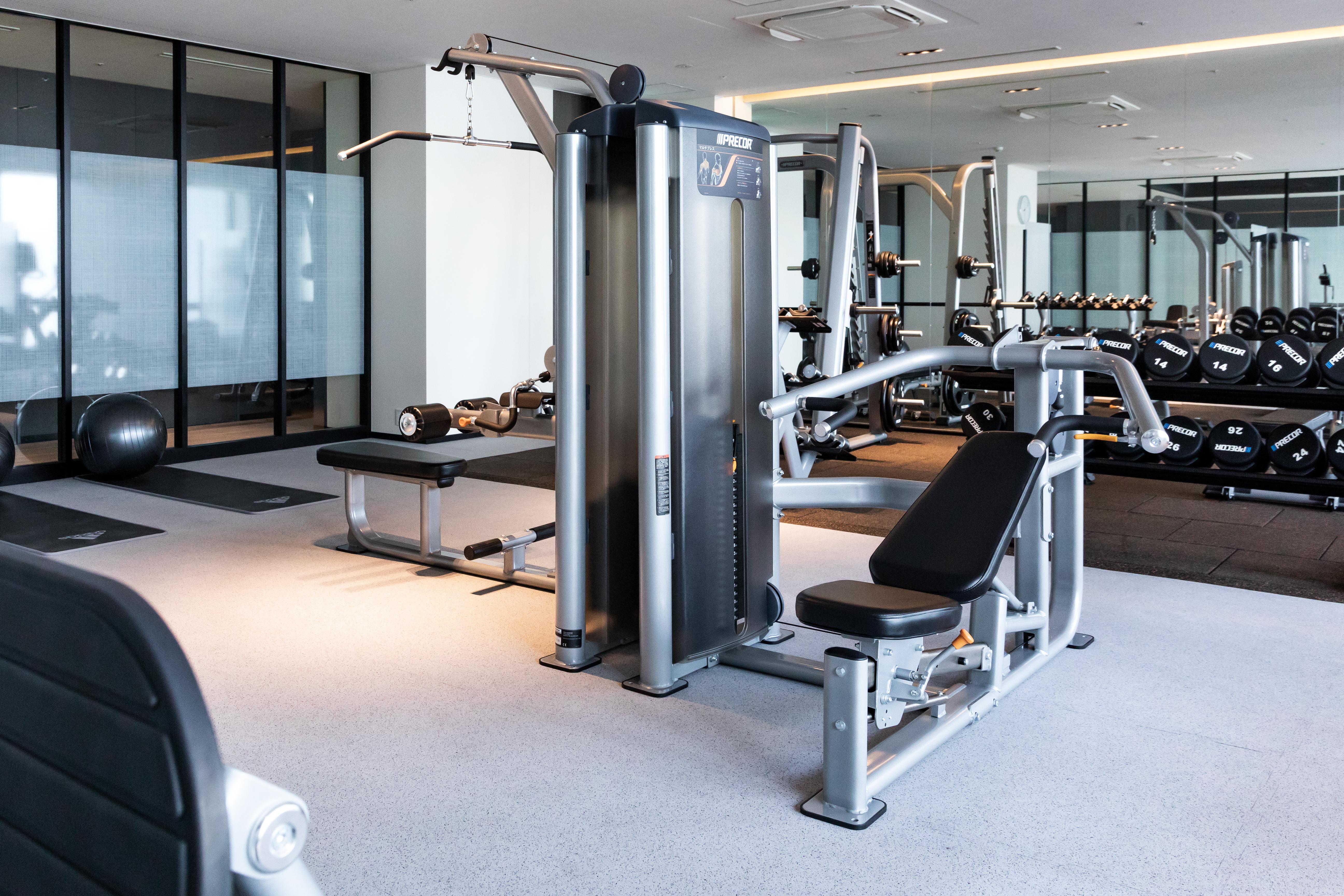 Oakwood Suites Yokohama Jokohama Kültér fotó A gym